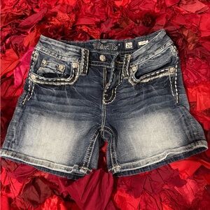 Miss Me Women's Jean Shorts - Dark Blue